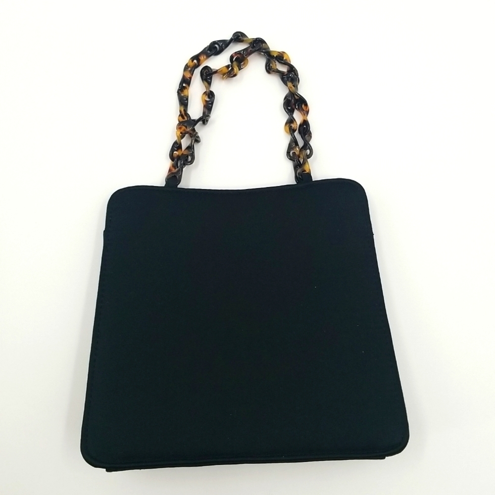 Susan Gail Mini‎ Bag w Tortoise Handle